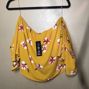 Off the shoulder top